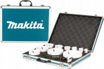 Makita Bim karūnos grąžtų rinkinys 22-127 mm, 10 vnt.
