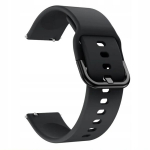 &bdquo;BestAccessories&ldquo;, 22 mm silikoninis laikrodžio dirželis, juodas