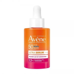 Veido serumas nuo saulės Av&egrave;ne Ultra Serum Instantly Refills SPF50+ su hialurono rūg&scaron;timi 30 ml