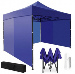 Automatiskai i&scaron;skleidžiama sodo paviljono palapinė, 3x3 m, mėlyna, Multigarden