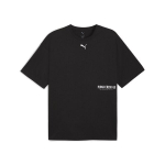 PUMA treniruočių mar&scaron;kinėliai vyrams PUMA M GRAPHIC OVERSIZE TEE PUMA Black - 52762601, juodi