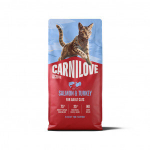CARNILOVE ACTIVE Cat Salmon & Turkey sausas pa&scaron;aras katėms 6 kg