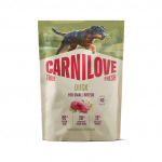 CARNILOVE TRUE FRESH Dog Duck Small Breed sausas pa&scaron;aras &scaron;unims 1,5 kg