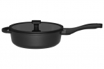 Maku keptuvė su dangčiu Foodie, 4,6 L, 28 cm, juoda