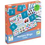 Edukacinis žaidimas Djeco Eduludo Skaičių bingo (4 žaidimai) (LT,LV,EE,EN,RU)