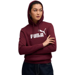 Moteri&scaron;ka džemperis Puma ESS No.1 Logo Hoodie FL, bordo spalvos 682389 96