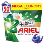 Ariel All-in-1 Pods Touch Of Lenor Gold Orchid Želinės Skalbimo Kapsulės, 50 Kapsulės
