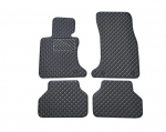 Kilimėliai QuiltyMats BMW 5 ser. 2004-2010 (E60/E61) (4 vnt.), Juoda-Pilka /13-14