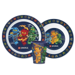 Lego Ninjago vaki&scaron;kų indų rinkinys su puodeliu 260 ml