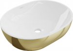 Praustuvas Mexen Viki 48 cm, White/Gold