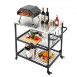Mobili lauko virtuvė ir kepsninės stalas, 800 x 610 mm nerūdijančio plieno stalvir&scaron;is