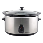Lėtpuodis Hausberg HB-1300, 3,5 L, keraminis indas, 200 W, nerūdijantis plienas