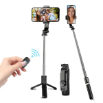 Asmenukių lazda ("Selfie sticks") Daugiafunkcis telefono laikiklis trikojis su nuotolinio valdymo pulteliu, 360&deg;