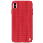 &bdquo;Nillkin iPhone X/ XS&ldquo; tekstūruotas kietas dėklas raudonas