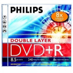 Philips DVD+R DL 8.5GB JEWEL CASE