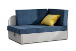 Sofa NORE Rosa, mėlyna/pilka