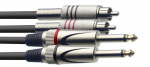 Stagg, Aux 6.35 mm/RCA, 1.5 m