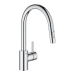 Grohe Eurosmart Cosmo virtuvinis mai&scaron;ytuvas su i&scaron;traukiamu snapu 31481001
