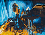 Pie&scaron;imo rinkinys Prie fortepijono 40x50