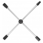 Raktas ratams kryžminis, sudedamas su dėklu 17*19*21mm + 1/2 Hoegert HT8G311