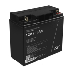 AGM akumuliatorius - Green Cell - 12V 18Ah - Elektrolito nuotėkio prevencija - Nemokama priežiūra - Įvairios taikymo sritys