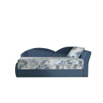 Sofa - lova NORE Aga, mėlyna/spalvota