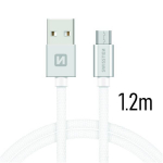 Swissten Textile SW-QU-MICR-USB-1.2M-SI
