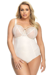 Bodis moterims Gorsenia K148 Sanremo Shapewear Body Lady, baltas