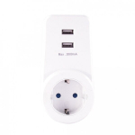 Adapteris Schuko Electraline 70069