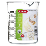 Stiklas Pyrex Kitchen Lab Skaidrus stiklas: Talpa - 0,25 L