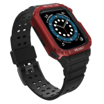 Apyrankė 'Strap Band' skirta Apple Watch 42mm / 44mm / 45mm (juodas + raudona)