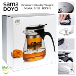 SAMADOYO Premium klasės virdulys A12, Premium Quality Teapot, 600 ml