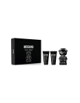 Rinkinys Moschino Toy Boy vyrams: kvapusis vanduo EDP, 50 ml + kūno losjonas / balzamas po skutimosi, 50 ml + du&scaron;o gelis, 50 ml