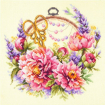 Siuvinėjimo rinkinys Magic Needle "Peonies for Needlewoman" 100-124