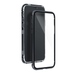 Magneto 360 dėklas telefonui, skirtas Samsung Galaxy A22, juodas / skaidrus