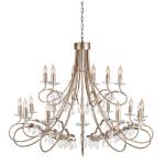 Pakabinamas &scaron;viestuvas Elstead Lighting Christina CRT18-SIL-GOLD
