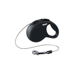 Flexi automatinis pavadėlis Classic M, juodas, 8 m