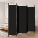 Kambario pertvara 300x200cm, juoda