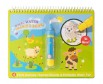 Spalvinimo vandeniu knygelė Magic Water Animals, žalia