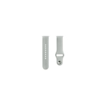 Evelatus 20 mm silikoninės kilpinės laikrodžio dirželiai (130 mm M / L) Sidabriniai