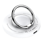 Indukcinis įkroviklis iPhone MagSafe su laikikliu 15W baltas