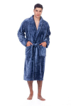 Chalatas vyrams Elite Bamboo, mėlynas