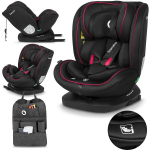 Automobilinė kėdutė, &bdquo;Lionelo&ldquo;, &bdquo;Bastiaan i-Size&ldquo;, 4 viename, &scaron;oninė apsauga, su 4 atlo&scaron;iamomis atlo&scaron;o pozicijomis, su 7 reguliuojamomis galvos atramomis, 360 laipsnių sukimasis, &bdquo;Top Tether&ldquo;, 0&ndash;36 kg, 40&ndash;150 cm, su &bdquo;Isofix&ldquo;, atitinka ECE R129/03, ju ...