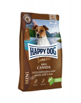 Happy Dog Sensible Mini Canada mažų veislių &scaron;unims su la&scaron;i&scaron;a, triu&scaron;iena ir ėriena, 4 kg