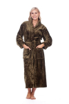 Chalatas moterims Elite Bamboo, rudas