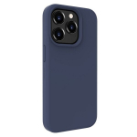 Evelatus Premium Magsafe Soft Touch silikoninis dėklas Apple iPhone 15 Pro Tamsiai mėlynas