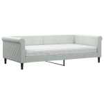 Sofa-lova vidaXL, 100x200 cm, pilka