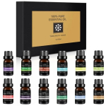 Eterinių aliejų rinkinys Bohomi Home Spa 100% Pure, 12x5 ml