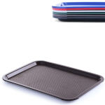 Polipropileno padėklas Fast Food 30.5x41.5 cm, rudas