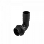 Jungtis alkūnė Bradas PIN LUG PP su tarpikliu, 1 1/2" i&scaron;or.sr. - 1 1/2" žarnai